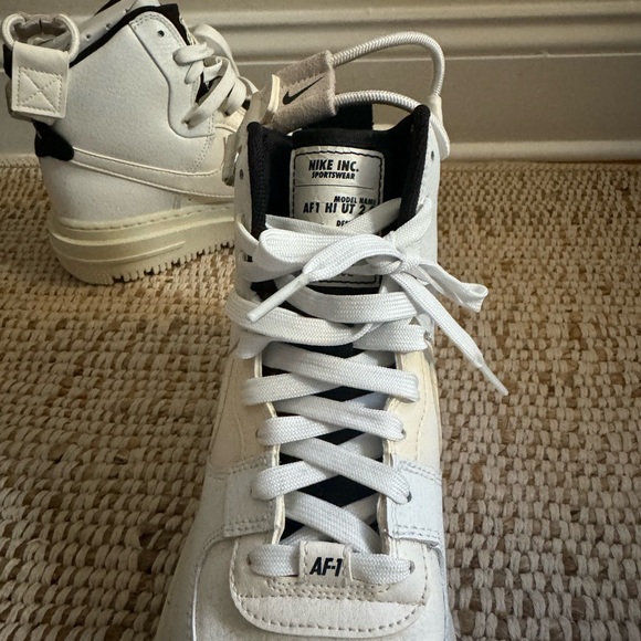 NWOT Nike Air Force 1 HI UT 2.0 in Summit White womens size 8.5 - Picture 4 of 5